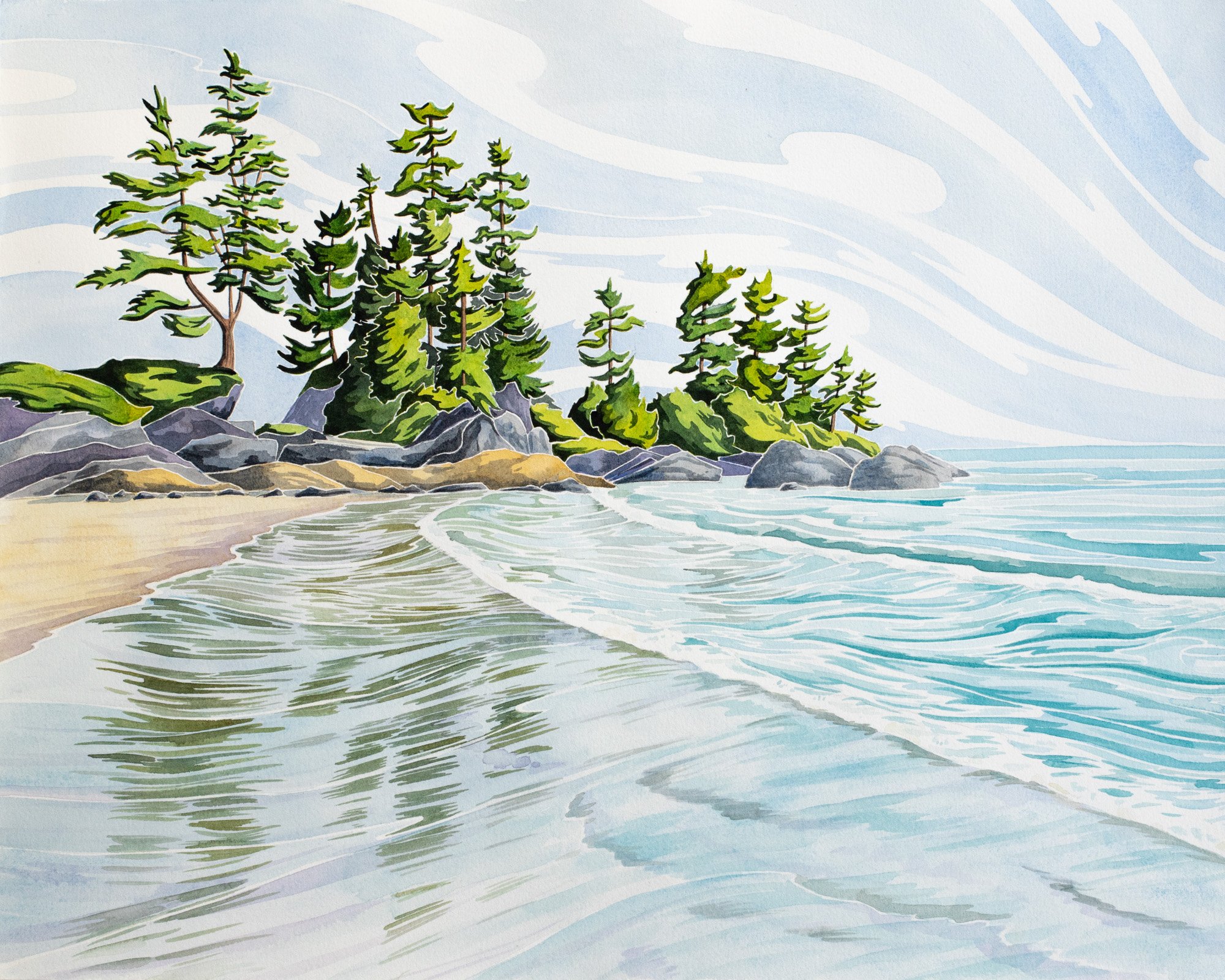Time to Breathe 16" x 20"